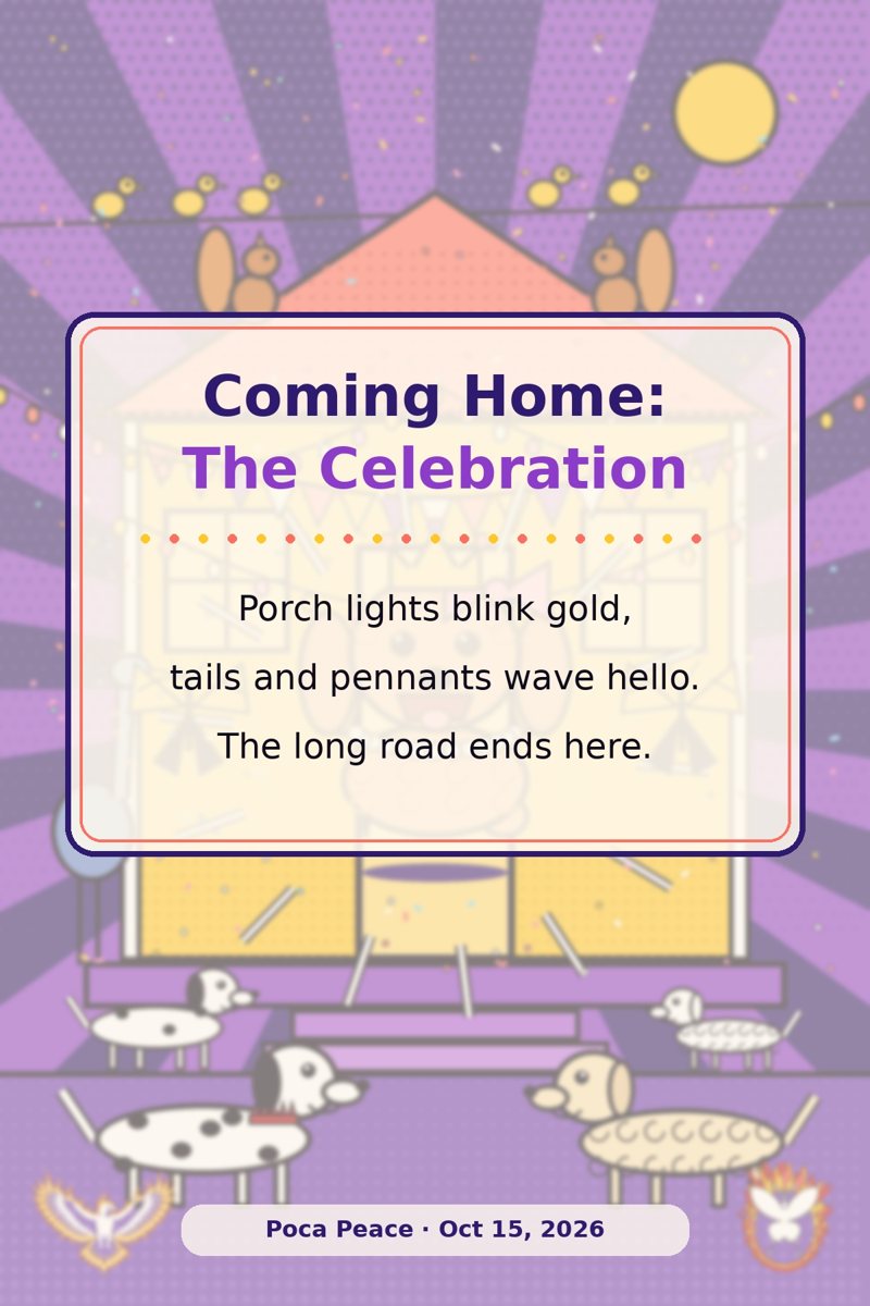 Art From Words by Poca Peace: Coming Home, back
